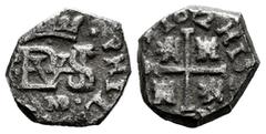 Philip IV (1621-1665) Philip IV (1621-1665). 1/2 real. 1642. Madrid. (Cal-547). (Jarabo-Sanahuja-C226, Plate coin). Ag. 1,71 g. Mintmark MD below the monogram between dots. Without assayer. Full date.