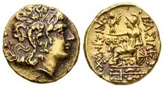 Greek Coins / Grecia Antigua Reino de Tracia. Lisímaco. Estátera de acuñación póstuma-Stater. 323-281 a.C. Tomis. (Sng Cop-1089). Anv.: Cabeza de Alejandro a derecha. Rev.: Atenea sentada a izquierda 