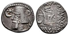 Greek Coins / Grecia Antigua Imperio Parto. Artabanos IV. Dracma-Drachm. 10-38 d.C. (Sellwood-63.12). Ag. 3,38 g. MBC-. Est...35,00.
