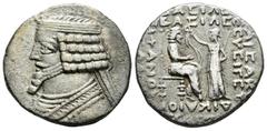 Greek Coins / Grecia Antigua Imperio Parto. Tiridates I. Tetradracma-Tetradrachm. 29-27 a.C. (Sellwood-55). 10,32 g. BC+. Est...50,00.