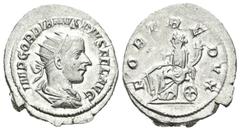 Roman Imperial / Imperio Romano Gordiano III. Antoniniano-Antoninianus. 243-4 d.C. Roma. (Spink-8612). (Ric-144). Rev.: FORT REDVX. Fortuna sentada a izquierda con timón y cuerno de la abundancia, det