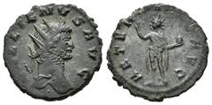 Roman Imperial / Imperio Romano Galieno. Antoniniano-Antoninianus. 264 d.C. Antioquía. (Spink-10169). (Ric-627). Rev.: AETERNI(TA)S AVG. Ae. 3,46 g. MBC+. Est...25,00.