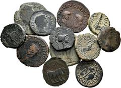 Lotes y colecciones / Large Lots Lote de 12 piezas de Cartagonova distintas, 8 semis y 4 ases. A EXAMINAR. BC/MBC-. Est...100,00. / Lote de 12 piezas de Cartagonova distintas, 8 semis y 4 ases. A EXAM