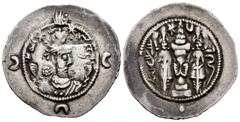 Greek Coins / Grecia Antigua Imperio Sasánida. Khusru I. Dracma. 531-579 d.C. Ag. 4,03 g. MBC+. Est...35,00. /// ENGLISH: Khusru I. Drachm. 531-579 d.C. Ag. 4,03 g. Choice VF. Est...35,00.