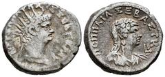 Roman Imperial / Imperio Romano Nerón y Poppaea. Tetradracma. RY 10 = 63/4 d.C. Alejandría. (RPC I-5275). (Emmett-128). Anv.: NEPΩ KΛAV KAIΣ ΣEB ΓEP. Cabeza radiada a derecha. Rev.: ΠOΠΠAIA ΣEBAΣTH. B