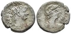 Roman Imperial / Imperio Romano Nerón. Tetradracma. 65-66 d.C. Alejandría. (Gic-633). Rev.: Busto de Alejandría con tocado de elefante a derecha. 12,90 g. BC+. Est...65,00. /// ENGLISH: Nero. Tetradra