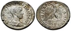 Roman Imperial / Imperio Romano Gordiano III. Seleucis y Pieria. Tetradracma. 240 d.C. Antioquía. (McAlee-860). (Prieur-282). Anv.: AYTOK K M ANT ΓOPΔIANOC CЄB. Busto laureado y drapeado con coraza a 