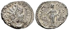 Roman Imperial / Imperio Romano Póstumo. Antoniniano. 262-265 d.C. Colonia. (Spink-10962). (Ric-75). Rev.: MONETA AVG. Moneta en pie con balanza y cuerno de la abundancia. Ag. 3,56 g. MBC+. Est...35,0