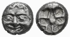 Greek Coins / Grecia Antigua Mysia. Parion. Dracma. 500-475 a.C. (Sng Cop-256). Ag. 3,36 g. MBC+. Est...50,00. /// ENGLISH DESCRIPTION: Mysia. Parion. Drachm. 500-475 a.C. (Sng Cop-256). Ag. 3,36 g. C