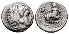 Greek Coins / Grecia Antigua Reino de Macedonia. Alejandro III Magno. Dracma. 325-323 a.C. Miletos. (Price-2090). Ag. 4,06 g. MBC-. Est...50,00. /// ENGLISH DESCRIPTION: Kingdom of Macedon. Alexander 