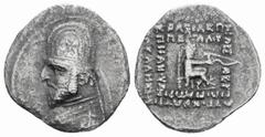 Greek Coins / Grecia Antigua Imperio Parto. Orodes I. Dracma. 80-77 a.C. (Gc-7389). Ag. 3,28 g. BC+. Est...45,00. /// ENGLISH DESCRIPTION: Kingdom of Parthia. Orodes I. Drachm. 80-77 a.C. (Gc-7389). A