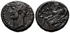 Roman Imperial Hadrian. Tetradrachm. RY 20 = 135-136 AD. Alexandria. (Köln-1197). (Rpc-6090). (Dattari (Savio)-7453). Anv.: AVT KAIC TPA AΔPIANOC CЄB, laureate head left, slight drapery on far shoulde
