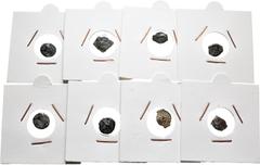 Ancient Coins Ancient Coins. Lot of 18 Ebusus (Ibiza) bronze coins. TO EXAMINE. Choice F/Choice VF. Est...100,00. SPANISH DESCRIPTION: Mundo Antiguo. Lote de 18 monedas de bronce de Ebusus. A EXAMINAR