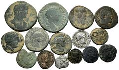 Ancient Coins Ancient Coins. Interesting lot of 15 coins from ancient Hispania, Roman Republic and Roman Empire. Great variety of mints, emperors and values; all different and some scarce like the sem