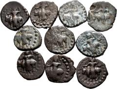 World Coins World Coins. Lot of 10 coins from the Kingdom of Kushan. 195-230 A.D. Tetradrachms. Ae. TO EXAMINE. Choice F/Almost VF. Est...100,00. SPANISH DESCRIPTION: World Coins. Lote de 10 monedas d