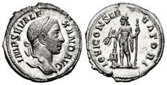 Roman Imperial Severus Alexander. Denarius. 228-231 AD. Rome. (Ric-200). (Bmcre-690). (Rsc-73). Anv.: IMP SEV ALEXAND AVG, laureate head right. Rev.: IOVI CONSERVATORI, Jupiter standing left, holding 