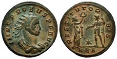 Roman Imperial Probus. Antoninianus. 276-282 AD. Serdica. (Ric-851). Anv.: IMP C M AVR PROBVS AVG, radiate, draped and cuirassed bust right. Rev.: RESTITVT ORBIS, Victory standing right, presenting a 