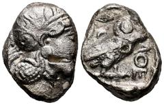 Greek Coins Attica. Tetradrachm. 440-404 BC. Athens. (Gc-2526). (Sng Cop-31). Ag. 16,56 g. Test cut. Choice F. Est...80,00. SPANISH DESCRIPTION: Attica. Tetradracma. 440-404 a.C. Atenas. (Gc-2526). (S