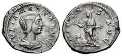 Roman Imperial Julia Maesa. Denarius. 218-220 AD. Rome. (Ric-263 (Elagabal)). (Seaby-29). Rev.: PIETAS AVG. Ag. 3,48 g. VF. Est...50,00. SPANISH DESCRIPTION: Julia Maesa. Denario. 218-220 d.C. Roma. (