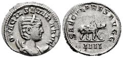 Roman Imperial Otacilia Severa. Antoninianus. 248 AD. Rome. Ludi Saeculares issue, commemorating the 1000th anniversary of Rome. (Ric-116b). (Rsc-63). Anv.: OTACIL SEVERA AVG, diademed and draped bust