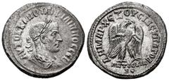 Roman Imperial Philip I. Seleucis and Pieria. Tetradrachm. 248 AD. Antioch. (Prieur-445). (McAlee-934). Anv.: AYTOK K M IOYΛI ΦIΛIΠΠOC CEB, laureate, draped and cuirassed bust to right, seen from behi