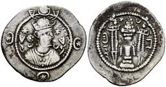 Greek Coins Sassanid Empire. Kavadh I. Drachm. 488-531 AD. (Göbl-189 similar). Ag. 3,92 g. VF. Est...30,00. SPANISH DESCRIPTION: Imperio Sasánida. Kavadh I. Dracma. 488-531 d.C. (Göbl-189 similar). Ag