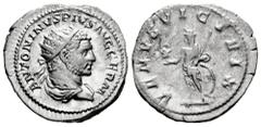 Roman Imperial Caracalla. Antoninianus. 215 AD. Rome. (Ric-IV 311d). (Bmcre-80/81). (Rsc-608c). Anv.: ANTONINVS PIVS AVG GERM, radiate and draped bust to right. Rev.: VENVS VICTRIX, crowned and draped