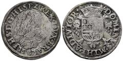 Philip II (1556-1598) Philip II (1556-1598). 1/2 escudo felipe. 1571. Antwerpen. (Tauler-998, plate coin). (Vti-975). (Vanhoudt-301 AN). Ag. 16,93 g. Stress marks. Almost VF. Est...100,00. Spanish Des