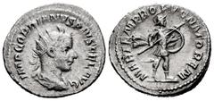 Roman Imperial Gordian III. Antoninianus. 243-244 AD. Rome. (Spink-8624). (Ric-147). (Seaby-160). Rev.: MARTEM PROPVGNA TOREM. Ag. 3,78 g. Almost VF/VF. Est...35,00. Spanish Description: Gordiano III.