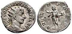 Roman Imperial Gordian III. Antoninianus. 242-244 AD. Antioch. (Spink-8626). (Ric-213). (Seaby-167). Rev.: ORIENS AVG. Ag. 4,01 g. Choice VF. Est...40,00. Spanish Description: Gordiano III. Antoninian