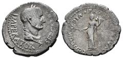 Roman Imperial Galba. Denarius. 68 AD. Narbo. (Ric-107). (Rsc-36). Anv.: SER GALBA IMPERATOR, laureate, draped and cuirassed bust right. Rev.: CONCORDIA PROVINCIARVM, Concordia, draped, standing left,