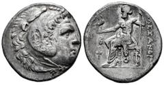 Greek Coins Lykia. Phaselis. Tetradrachm. CY 2 = 217/6 BC. In the name and types of Alexander III of Macedon. (Price-2834). (Müller-1180). (DCA-315). Anv.: Head of Herakles to right, wearing lion skin
