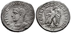 Roman Imperial Philip I. Seleucis and Pieria. Tetradrachm. 249 AD. Antioch. (Prieur-479). Anv.: AVTOK K M IOVΛI ΦIΛIΠΠOC CЄB, laureate, cuirassed bust of Philip left. Rev.: ΔHMAPX ЄΞOVCIAC VΠATO Δ, ea