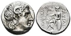 Greek Coins Kingdom of Thrace. Lysimachos. Tetradrachm. 305-281 BC. (Hgc-3.2, 1750). Anv.: Diademed head of the deified Alexander right, wearing horn of Ammon. Rev.: ΒΑΣΙΛΕΩΣ / ΛΥΣΙΜΑΧΟΥ. Athena seate