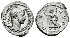 Roman Imperial Severus Alexander. Denarius. 226 AD. Rome. (Ric-168). (Rsc-187). Rev.: PAX AVG, Pax advancing left, holding branch and sceptre. Ag. 3,35 g. AU. Est...120,00. Spanish Description: Alejan
