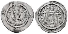 Greek Coins Sassanid Empire. Kavadh I. Drachm. RY 35. DYNAW (Dinawar). (Göbl-III/2). Ag. 2,90 g. Choice VF. Est...55,00. Spanish DescriptionImperio Sasánida. Kavadh I. Dracma. RY 35. DYNAW (Dinawar). 