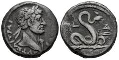 Roman Imperial Hadrian. Tetradrachm. RY 4 = 119/20 AD. Alexandria. (Dattari-1543). (Emmett-803.4). (RPC-III 5209). Anv.: ΑΥΤ ΚΑI ΤΡΑΙ (ΑΔΡΙΑ CЄΒ) Laureate head to right, with slight drapery on his lef