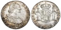 Charles IV (1788-1808) Charles IV (1788-1808). 2 reales. 1794. Guatemala. M. (Cal-551). Ag. 6,77 g. Pleno brillo original. Ex Áureo 07/03/2001, nº 1733. Ex Colección O'Callaghan. Ex Áureo 17/03/22, nº