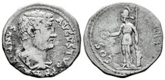 Roman Imperial Hadrian. Cistophorus. 128 d.C. Laodicea ad Lycum, Phrygia. (RPC-III 1399). (Ric-II 497). (Bmcre-1066). Anv.: HADRIANVS AVGVSTVS P P, bare head to right. Rev.: COS III, Zeus of Laodicea 