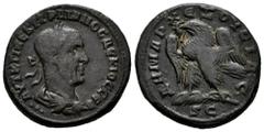 Roman Imperial Trajan Decius. Seleucis and Pieria. Tetradrachm. 249-250 d.C. Antioch. (McAlee-1116a). Anv.: AVT K Γ MЄ KY TPAIANOC ΔЄKIOC CЄB, laureate, draped, and cuirassed bust to right, seen from 