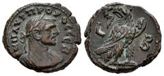 Roman Imperial Probus. Tetradrachm. 276-277 d.C. Alexandria. (Spink-1213 var). Ve. 7,29 g. L - B. Eagle head left. Choice VF. Est...40,00. Spanish description: Probo. Tetradracma. 276-277 d.C. Alejand