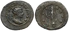 Ancient Coins Claudius II Gothicus (268-270 AD) Antoninian - large flanObverse: IMP C CLAVDIVS AVG.Radiate, cuirassed and draped bust left.Reverse: SALVS AVG.Isis standing left, holding sistrum and ba