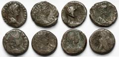 Ancient Coins Alexandrian Tetradrachms, lot (4pcs) Grade: VG-FANCIENT COINS ROMAN EMPIRE