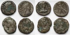 Ancient Coins Alexandrian Tetradrachms, lot (4pcs) Grade: F-VFANCIENT COINS ROMAN EMPIRE
