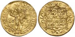 NETHERLAND'S GOLD | THE GRAIN COLLECTION Netherlands, Ducat 1606 - Holland, DordrechtPenultimate or last year of ducats minted by the first provincial mintmaster of the Netherlands (1580–1607). The se