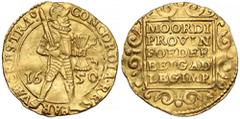 NETHERLAND'S GOLD | THE GRAIN COLLECTION Netherlands, Ducat 1650 - UtrechtDucat incorrectly described in Delmonte's catalog as a great rarity (R3), in fact it is one of the most common Utrecht dates f