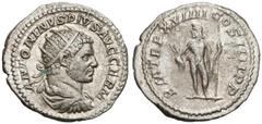 ANCIENT COINS Roman Empire, Karakalla (198-217) Antoninian - Jupiter Roman Empire, Karakalla (198-217) Antoninian - Jupiter, Awers: popiersie w corona radiata, w prawo ANTONINVS PIVS AVG GERM.Rewers: 