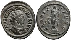 Ancient coins / Antike Münzen; Roman Empire; Karinus 283-285Roman Empire, Carinus, Antoninianus, Rome Karinus, Antoninian, Rzym - AEQVITAS AVGG Awers: Popiersie cesarza w koronie promienistej, zbroi i