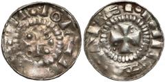 Medieval Poland Collection Denar krzyżowy CNP VI - emisja ok. 1020 z legendą podobną do CNP II Emisja ok. 1020 r.Srebro, średnica 16 mm, waga 0.89 g Grade: VF+ Reference: CNP VI nr 696 POLAND POLEN PO