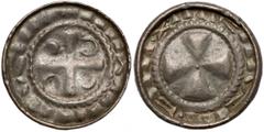Medieval Poland Collection Denar krzyżowy CNP VI - prawdopodobnie Polska około 1080 r. Bardzo ładny stan zachowania. Prawdopodobnie emisja polska, około 1080 r. Egzemplarz wybity tożsamą parą stempli 
